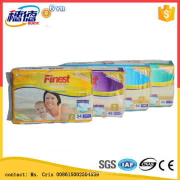 Hot Sale Cheap Soft Disposable Printed Baby Diapers